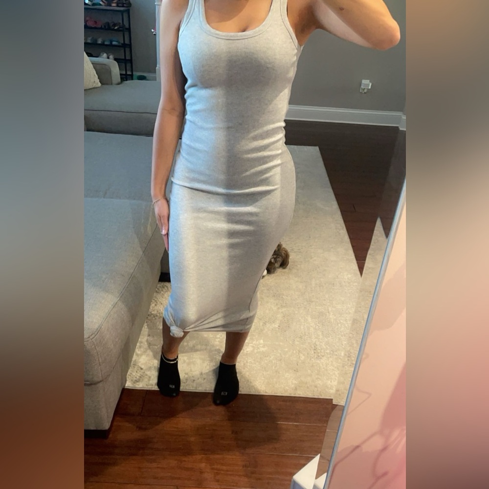 Grey Bodycon Dress